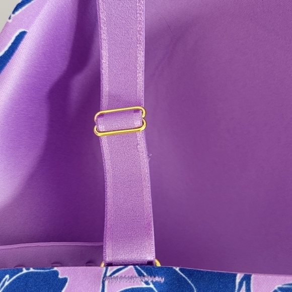 KNIX Violet Magnolia WingWoman Contour Bra Wireless Sz 6 - Picture 13 of 14